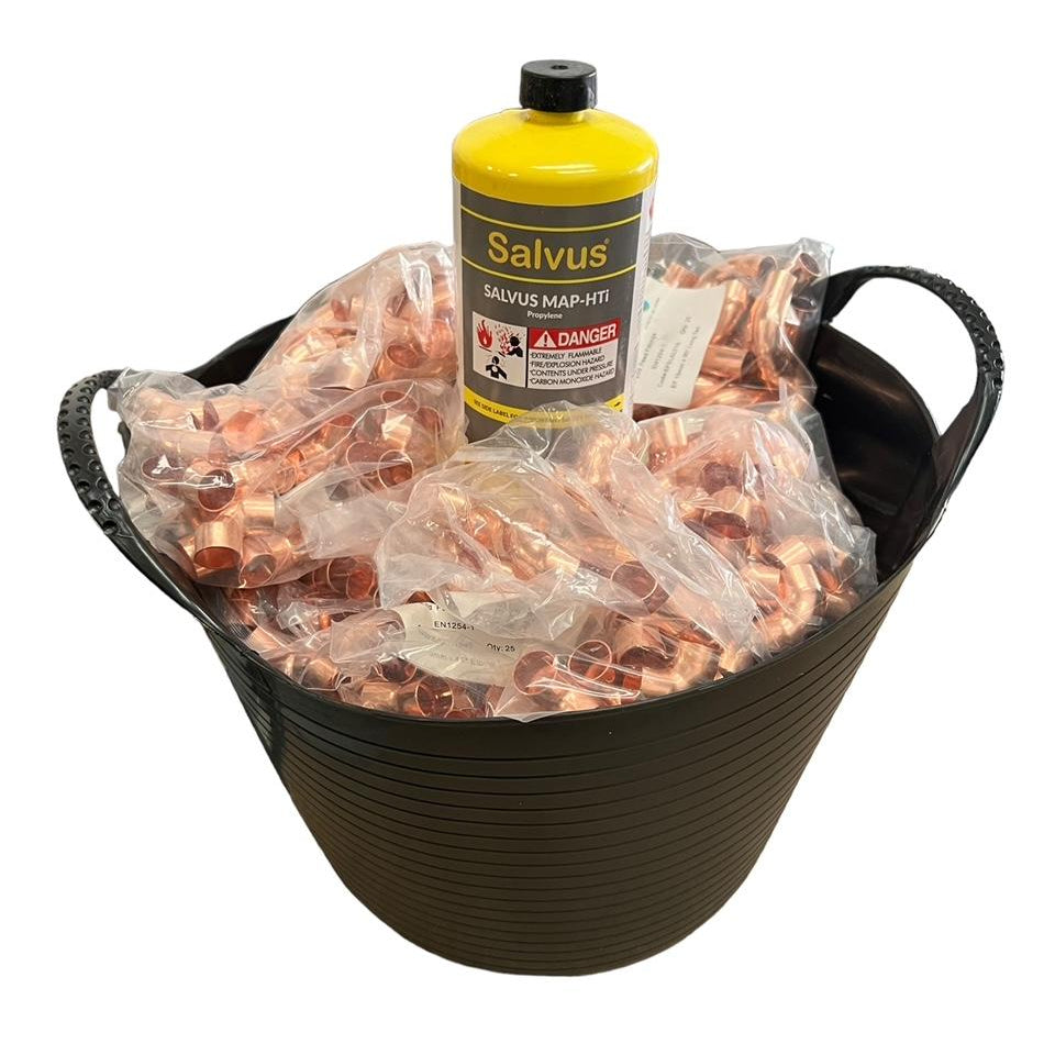 Mega 15mm Endfeed Fittings Bucket 800 Fittings