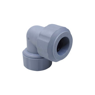 Pex Push Fit 15mm Grey Elbow