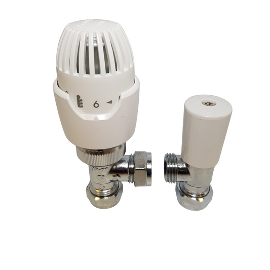 Drayton Angled RT212 TRV Pack inc Lock shield