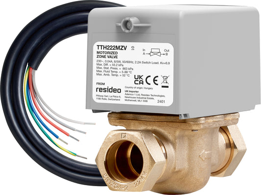 Total Home 22mm 2 Port Zone Valve