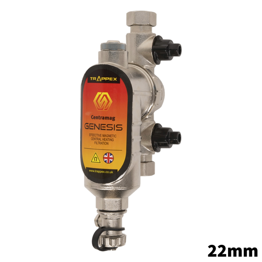 Trappex Genesis Filter 22mm with valves