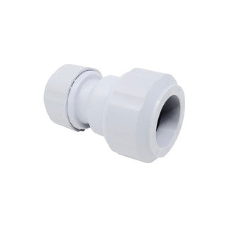 Pex Push Fit 22mm x 15mm White Reducer Coupler