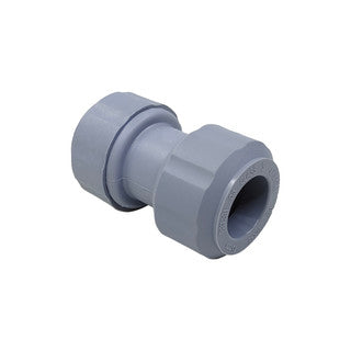 Pex Push Fit 15mm Grey Straight Connector