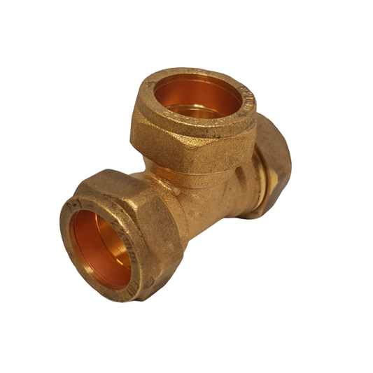 Compression Brass Tee